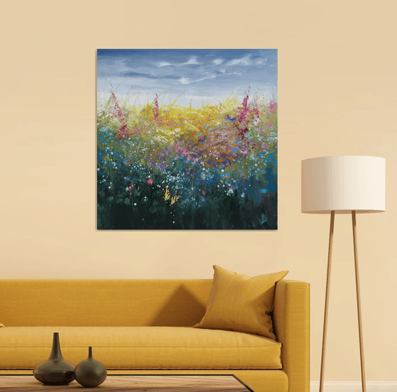 In Monet's Garden Mixed-media painting by Laure Bury | Artfinder