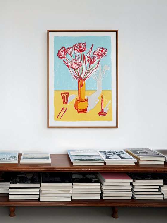 Flowers and Cutlery, Limited Edition print