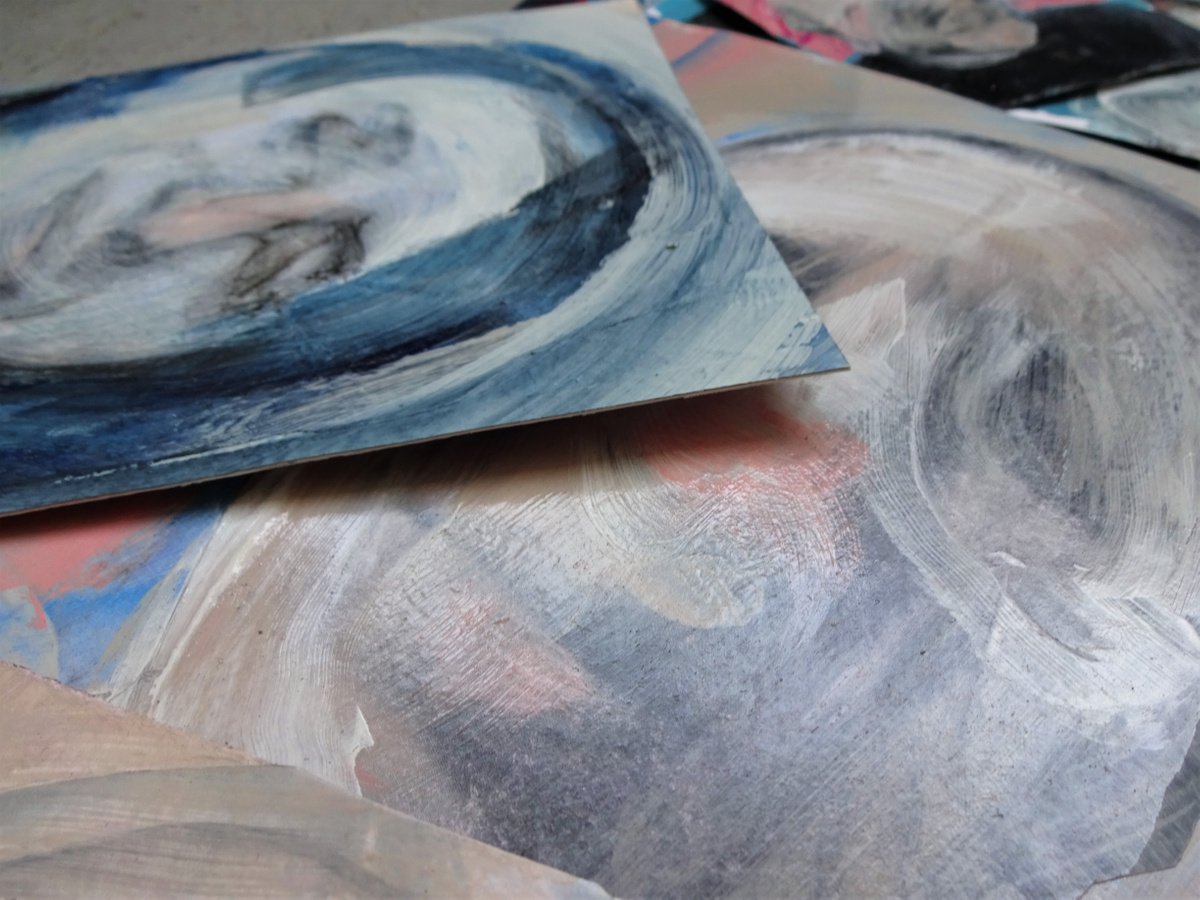 Expressive Portrait Painting By Cynthia Gregorova, 15 X 11, Wannabe, Original Artwork