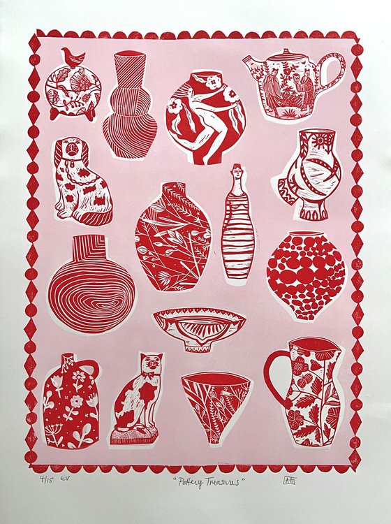 Pottery Treasures (pink)