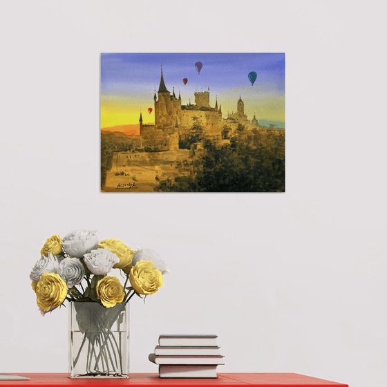 Balloons over Segovia