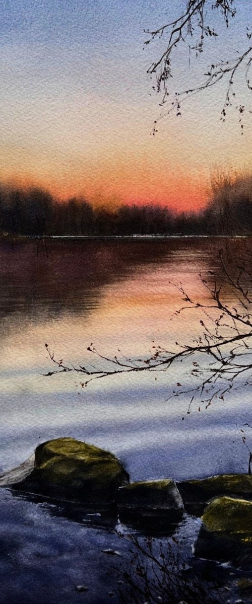 Evening Stillness by Annett Coumont