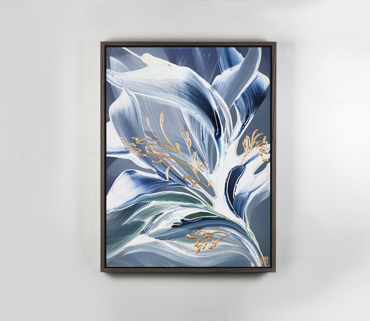 Abstract Acrylic Painting By Novi Lim, 18 X 22", Epsilon, Original Artwork