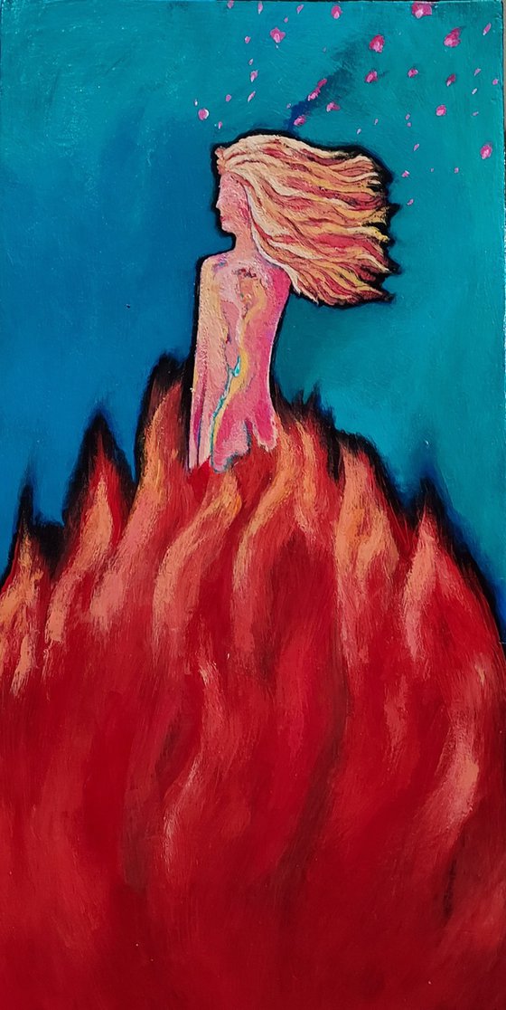 Life of a Flame. New painting