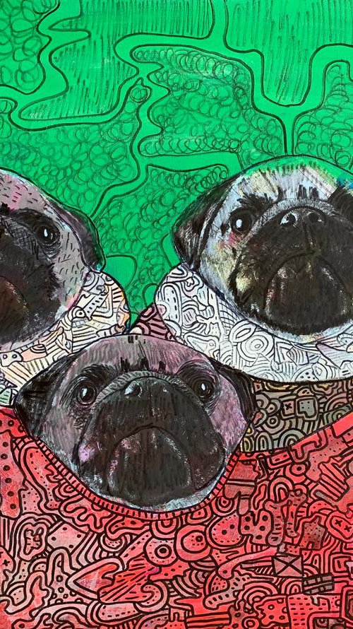 Pug Christians by Pavel Kuragin