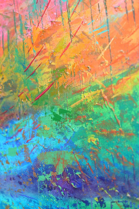 Riot - rainbow abstract