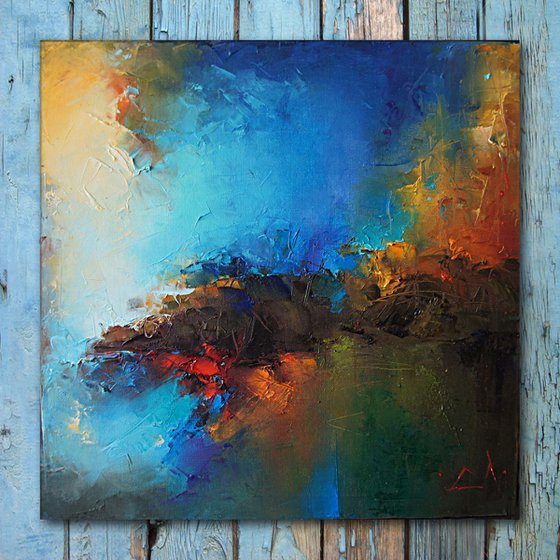 Landscape, Abstract painting