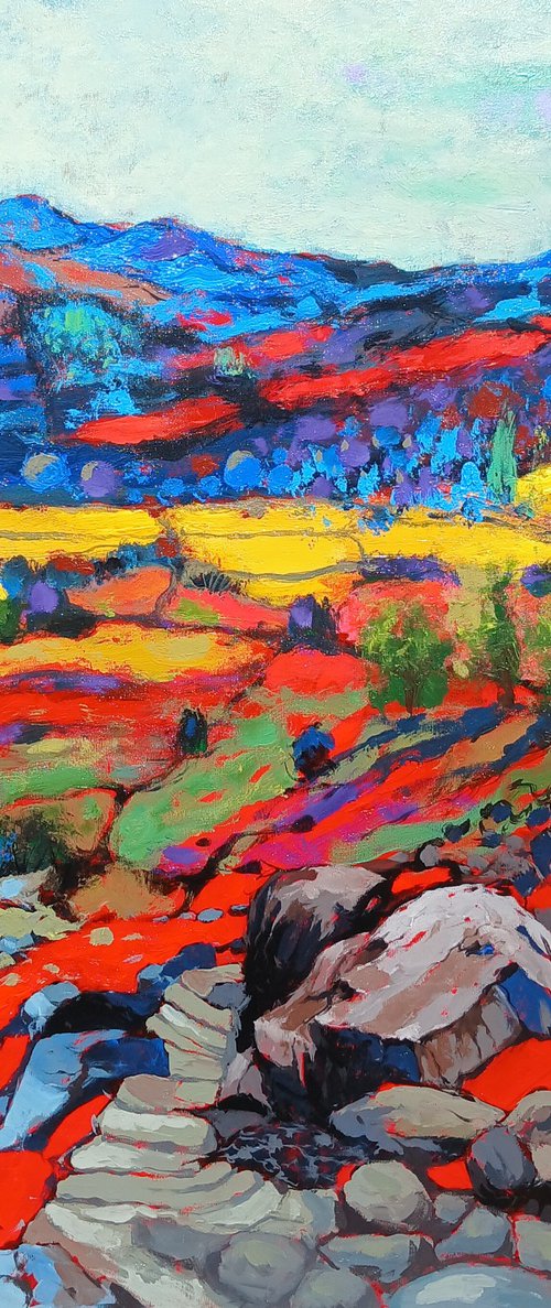 The Highland Ablaze by Davit Arstamyan