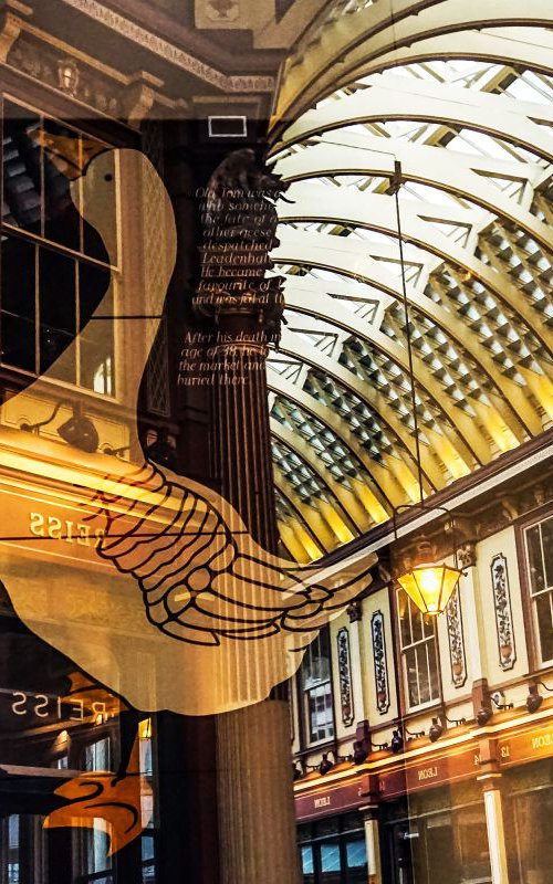 The Goose of Leadenhall Market  ( LIMITED EDITION 2/50) 18"x12" by Laura Fitzpatrick