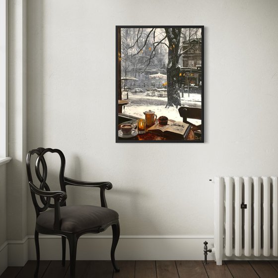 Snowfall by the Window