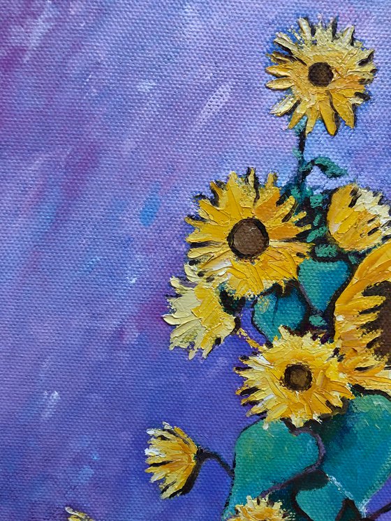 Yellow Sunflower Painting