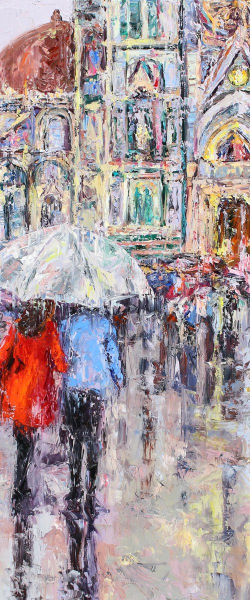 Reflections Of The Duomo by Kristen Olson Stone