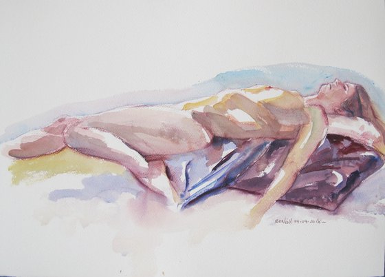 reclining female nude
