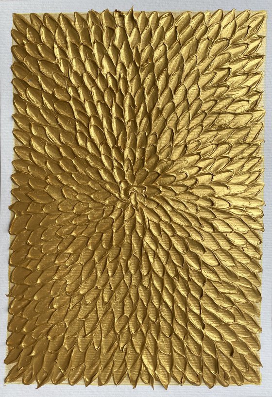 Heart of gold (on paper, unframed)