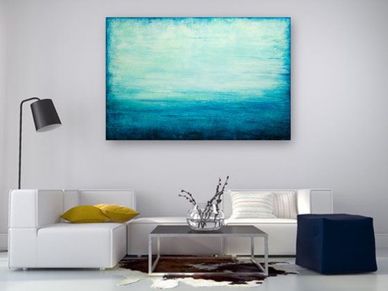 Abstract Turquoise Seascape II