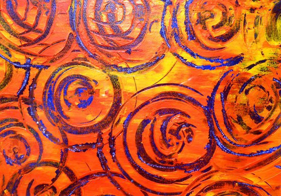 Orange Abstract I