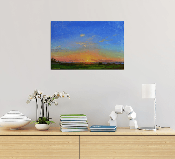 Dawn in the meadow