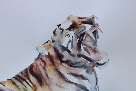 Tiger painting “The Tigress”