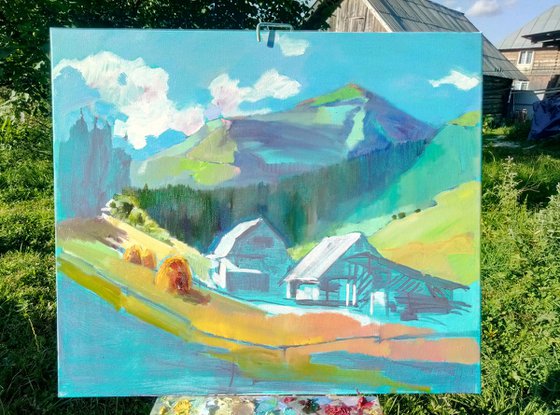 Summer in the mountains