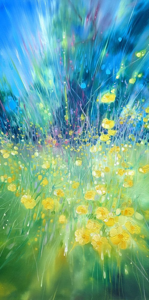The Flowers Scream Their Joy by Gill Bustamante
