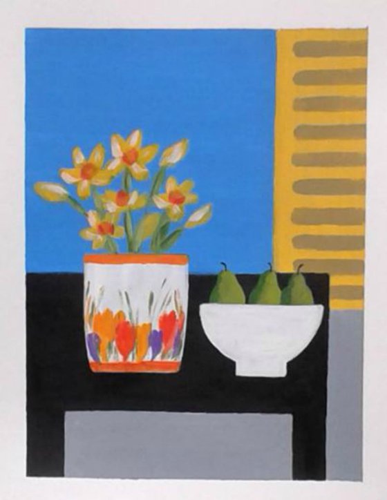 Daffodils in a Clarice Cliff Vase II