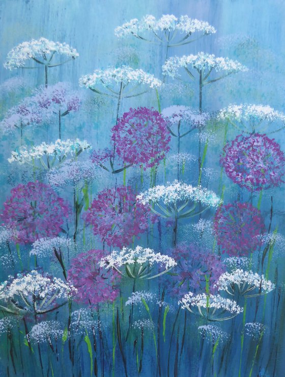 Alliums and Cow Parsley