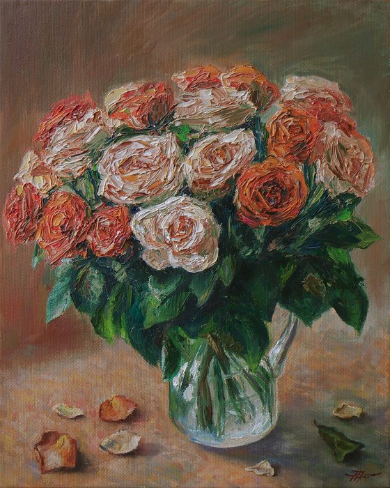 Roses painting