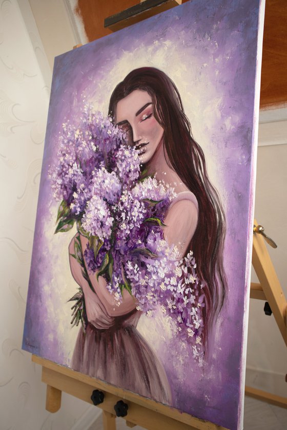 Lilac tenderness | 60*80 cm