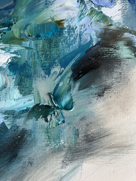 MELT MY HEART - Abstraction. Love. Blue. Explosion. Fireworks. The senses. Romance.