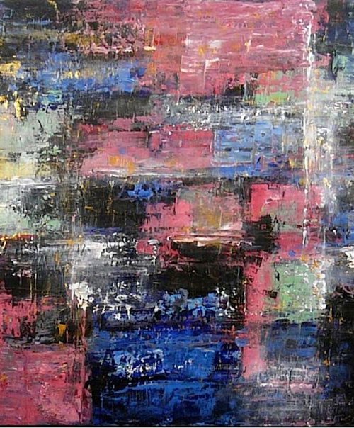 Dream Despite The Chaos  (Large, 120x60cm) by Kalpana Soanes