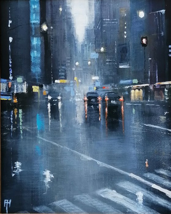 Urban Night, New York