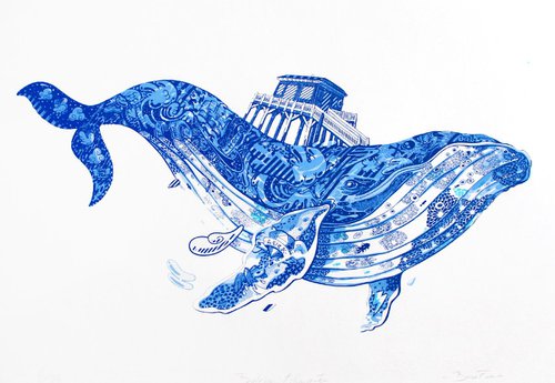 Baleine Tchanquée / Blue Edition by BEATOA