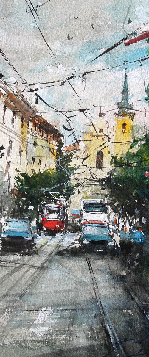 Brno City Scene by Maximo Damico