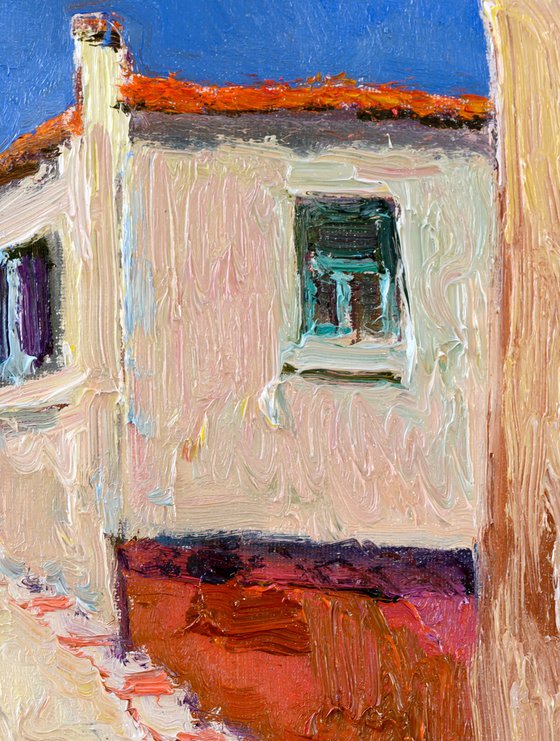 Old House in a Greek Village