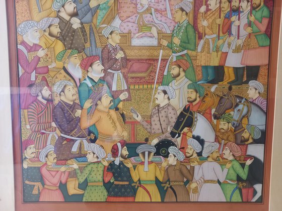 Imperial Mughal Court | Masterpiece 24K Gold