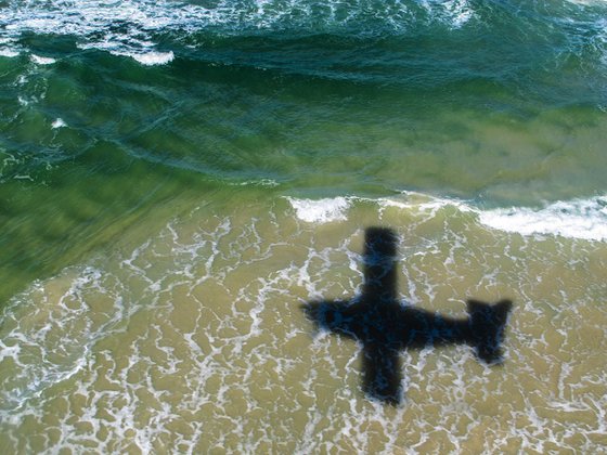 FLYING OVER: Fraser island (Limited edition  2/20) 16" X12"