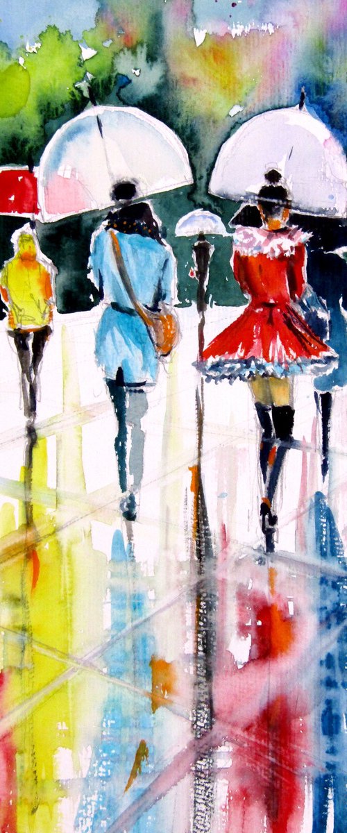 Walking people III by Kovács Anna Brigitta