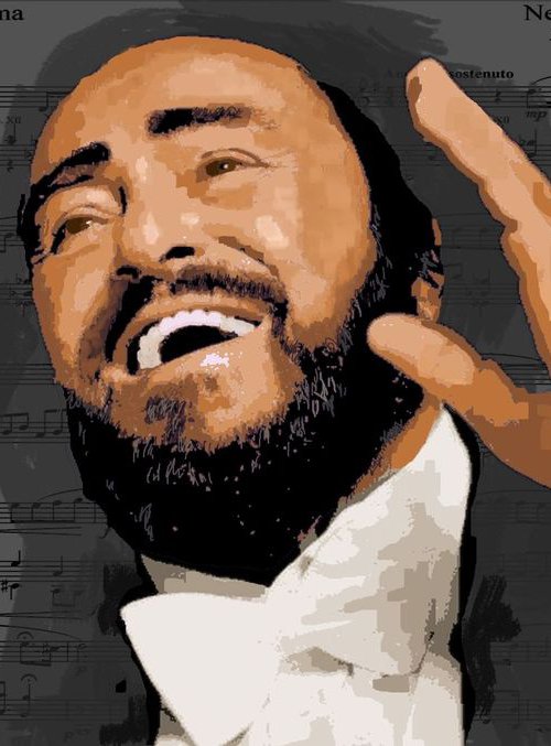 THE GREAT PAVAROTTI by Joe McHarg