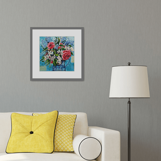 Heart Jug with Roses