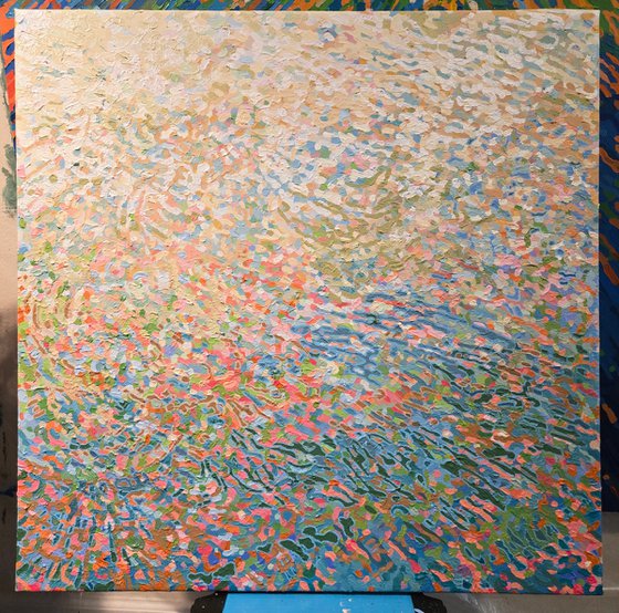 Brilliant Sunset, 30 x 30"