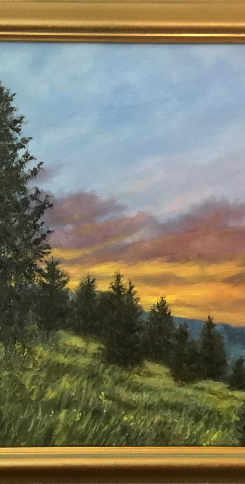 MOUNTAIN SUNDOWN by Kathleen McDermott