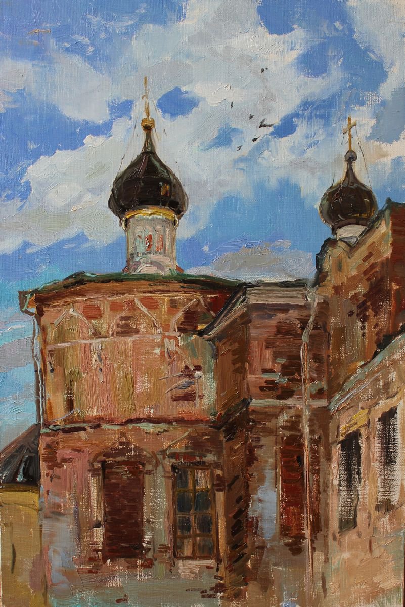 In the monastery by Aleksandra Kodentceva