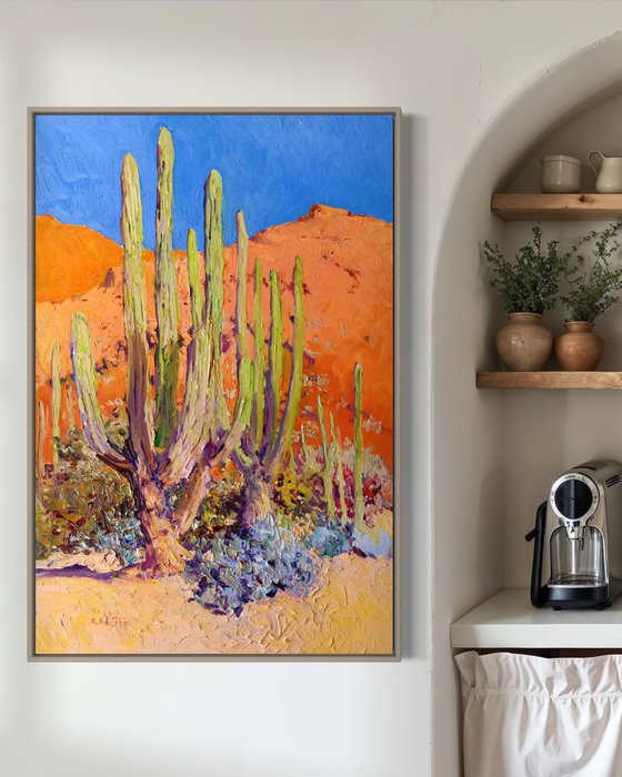 Cactuses in the Desert
