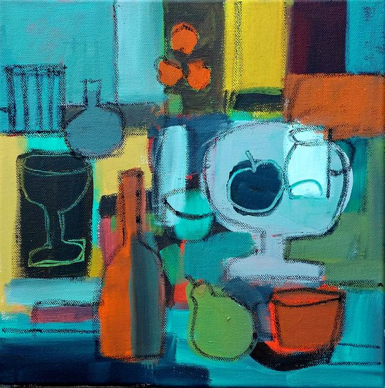 Interior with a White Jug VI