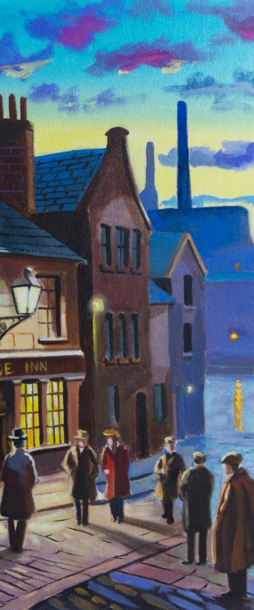 Night at the Dockside Inn by Gordon Bruce