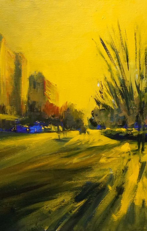 Yellow winter by Manuel Leonardi