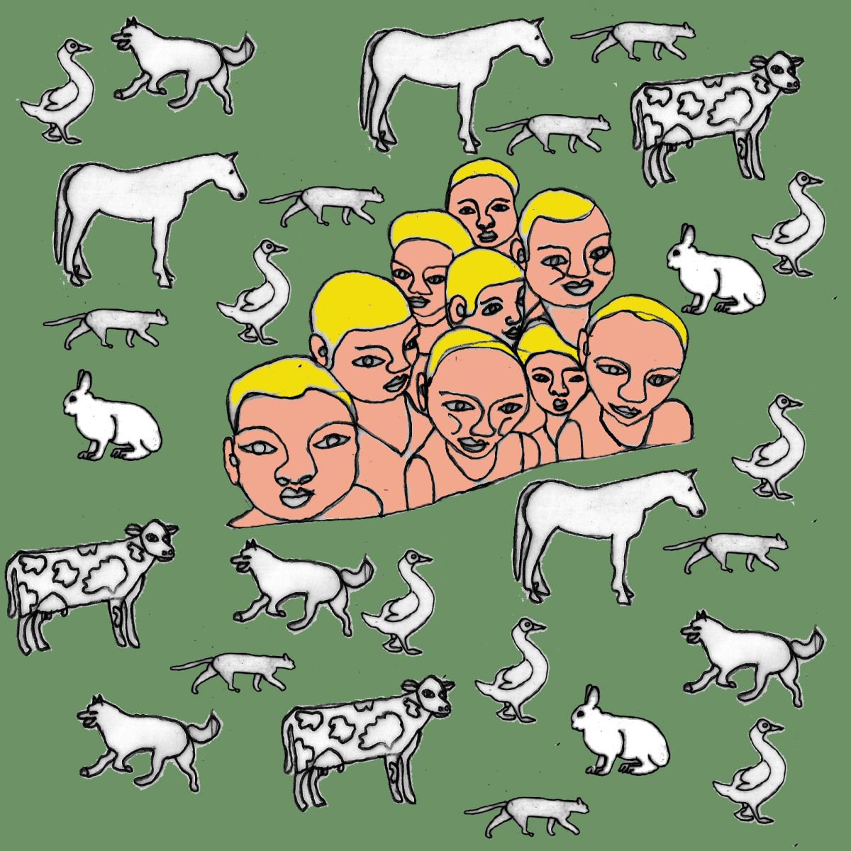 Farm - pop art print by Rina Mualem - Pop art