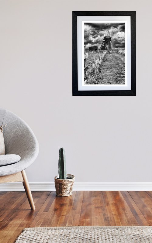 Herringfleet Windmill FRAMED by Michael McHugh