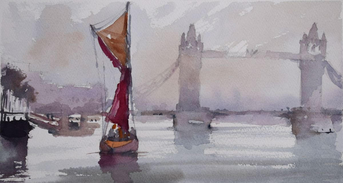 Sailing by Goran Zigolic Watercolors