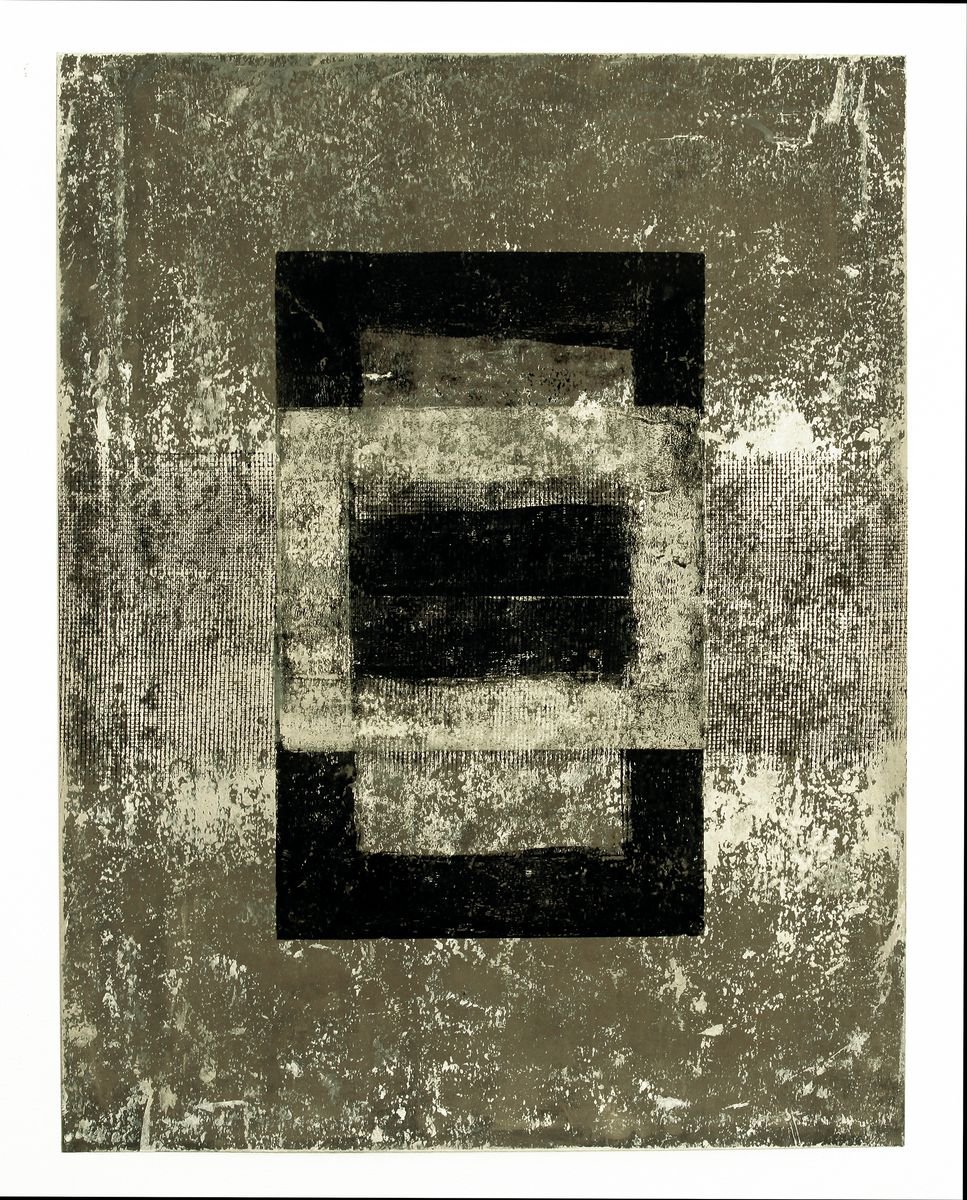 Abstract Acrylic Painting By Petr Strnad, 20 X 26", Position I., Original Artwork